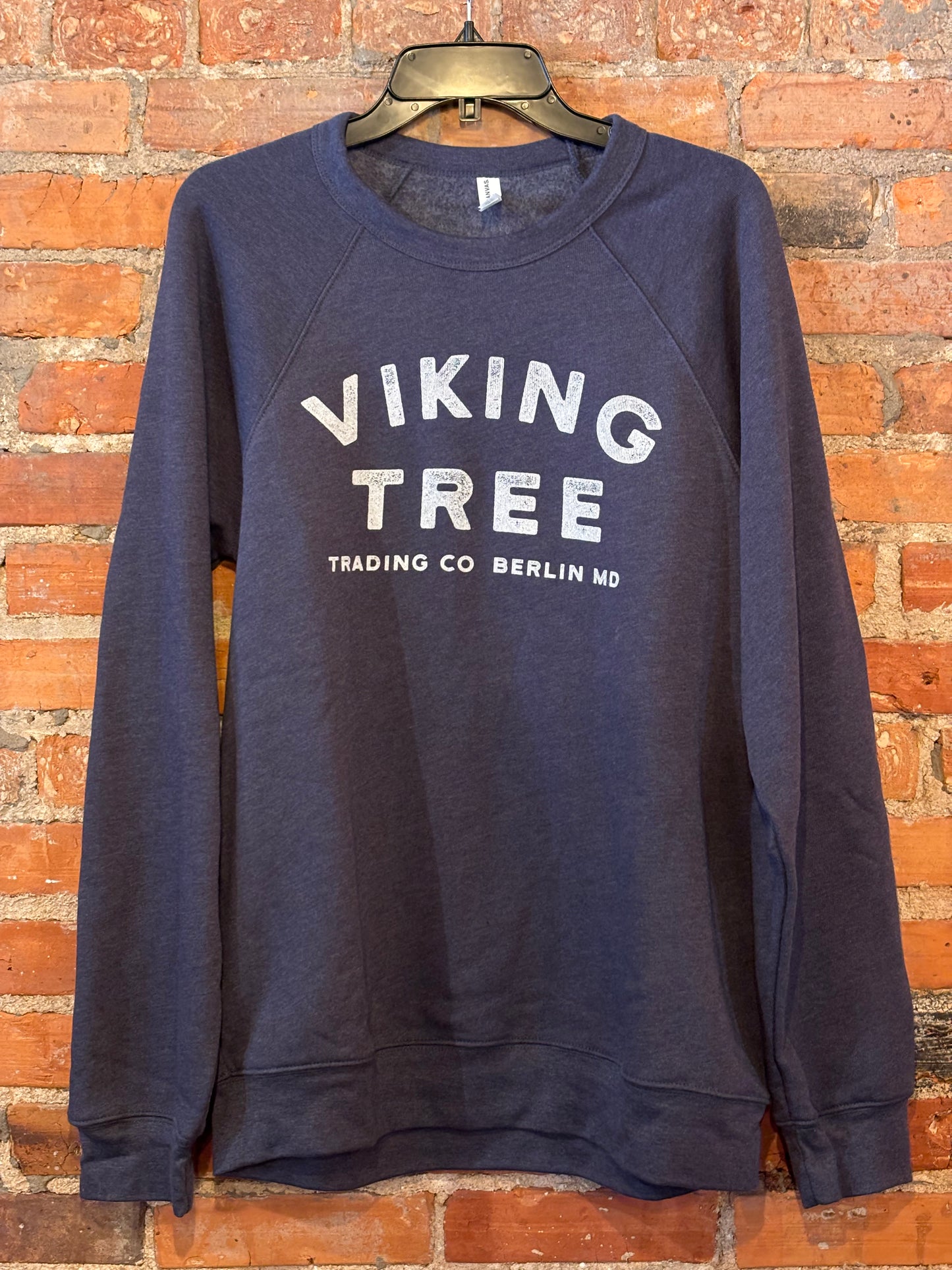 Viking Tree Stamp Logo Fleece Crewneck