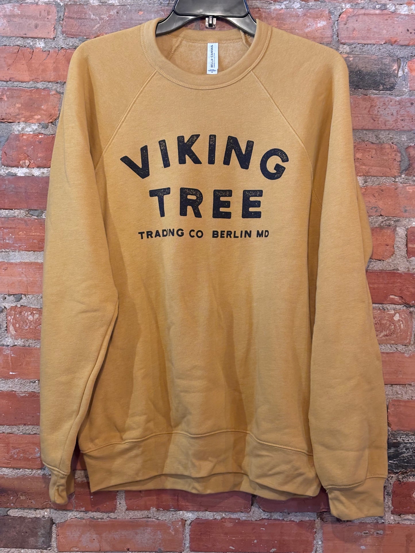 Viking Tree Stamp Logo Fleece Crewneck