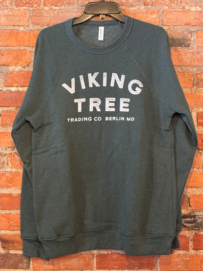 Viking Tree Stamp Logo Fleece Crewneck