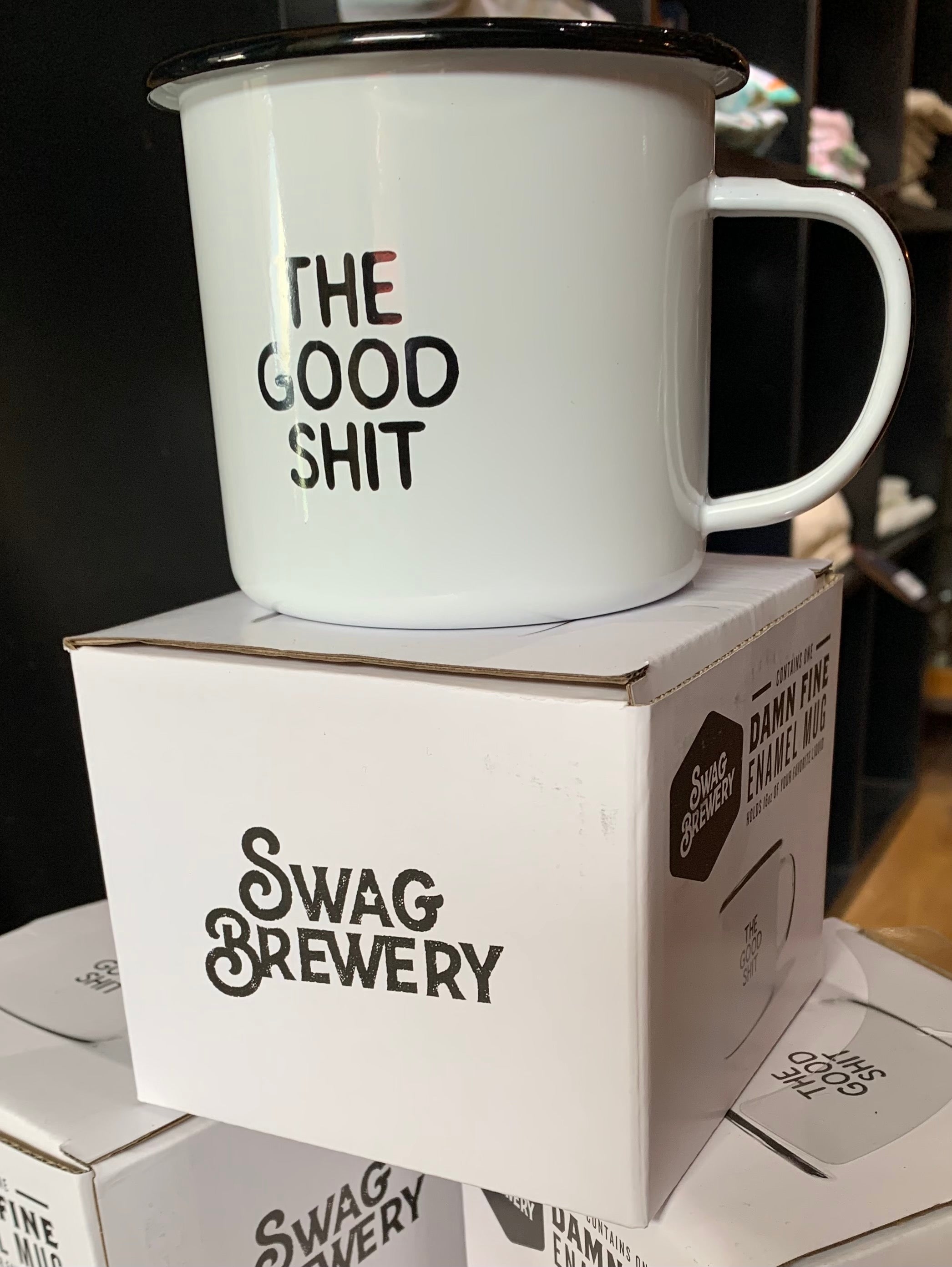 Swag Brewery Enamel Mug - 4 styles