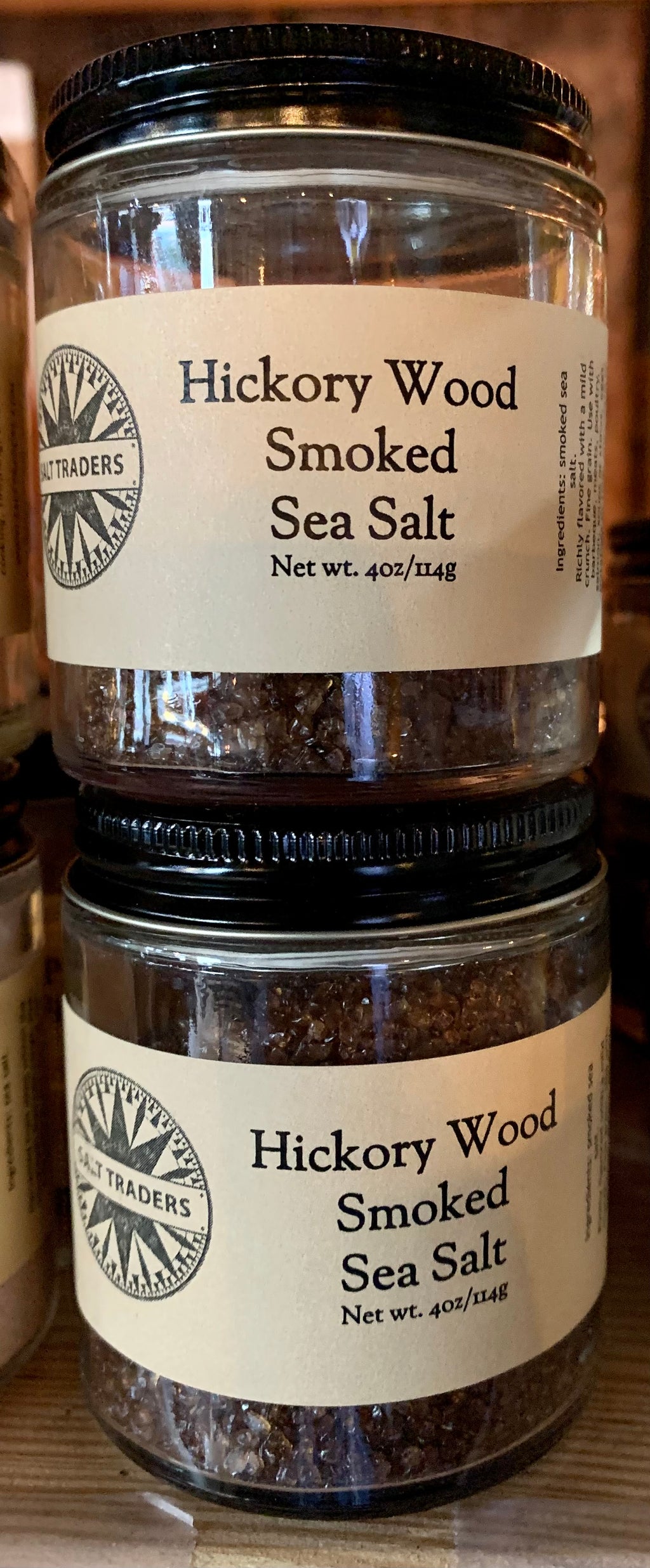 Hickory Wood Smoked Sea Salt